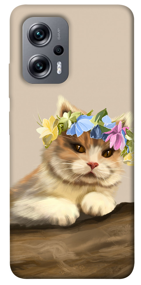 

Чехол Cat in flowers для Xiaomi Poco X4 GT 1537139