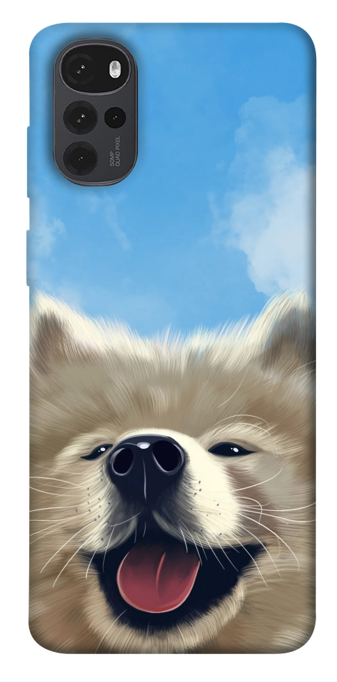 Чехол Samoyed husky для Motorola Moto G22