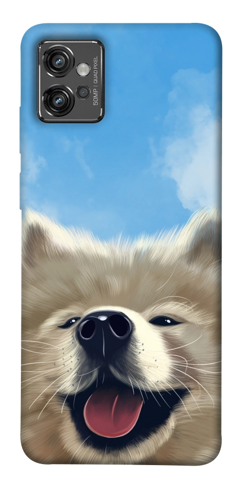 Чехол Samoyed husky для Motorola Moto G32