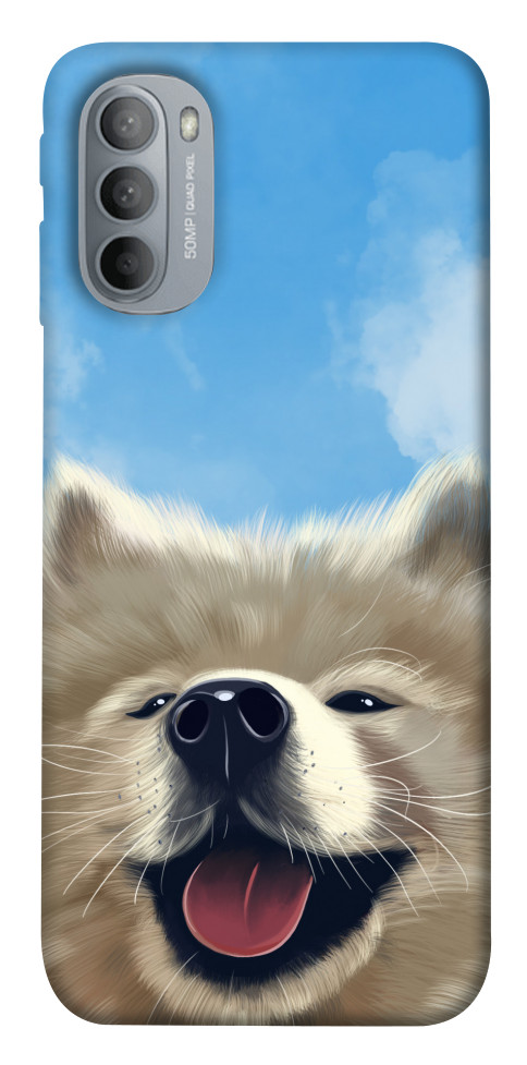 Чехол Samoyed husky для Motorola Moto G31