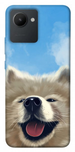 Чохол Samoyed husky для Realme C30