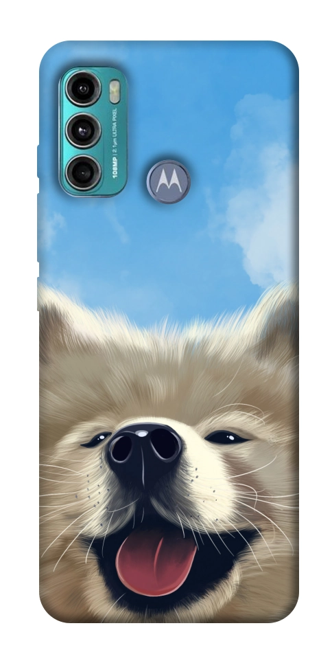 Чехол Samoyed husky для Motorola Moto G60