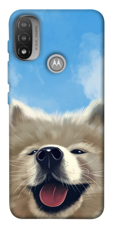 Чехол Samoyed husky для Мotorola Moto E20