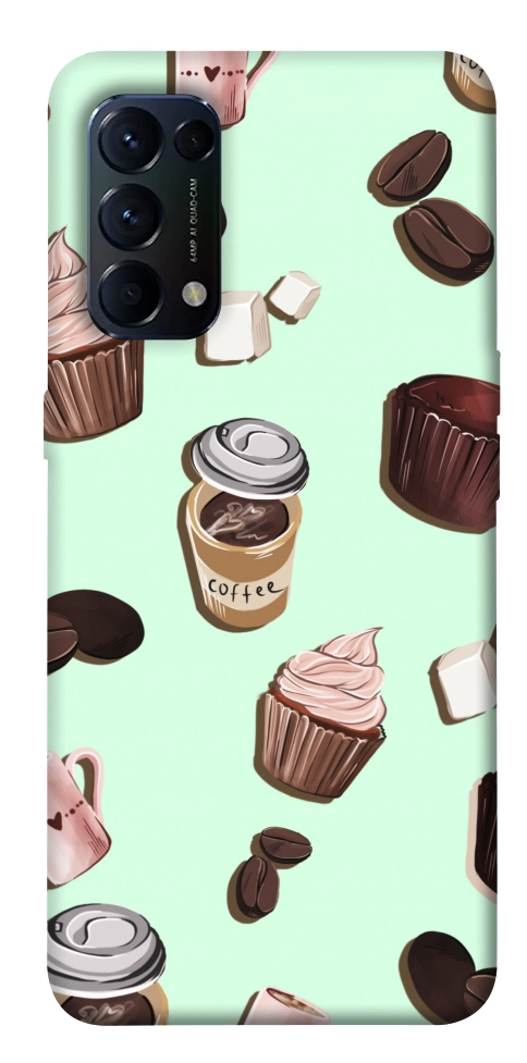 Чехол Coffee and sweets для Oppo Reno 5 4G