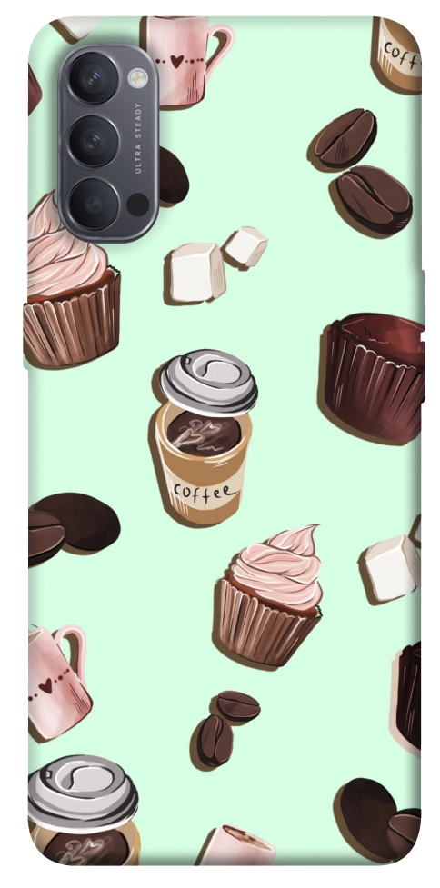 Чохол Coffee and sweets для Oppo Reno 4