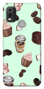 Чехол Coffee and sweets для Nokia C21 Plus