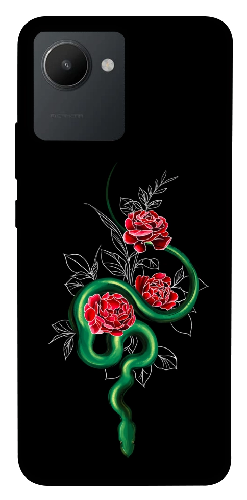 Чохол Snake in flowers для Realme C30