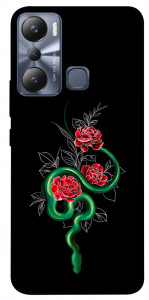 Чехол Snake in flowers для Infinix Hot 20i