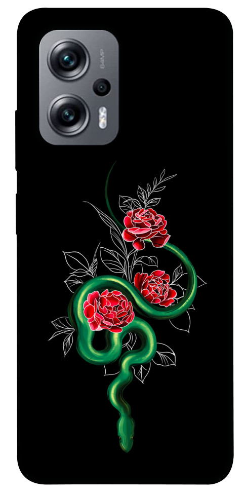 

Чехол Snake in flowers для Xiaomi Poco X4 GT 1538123