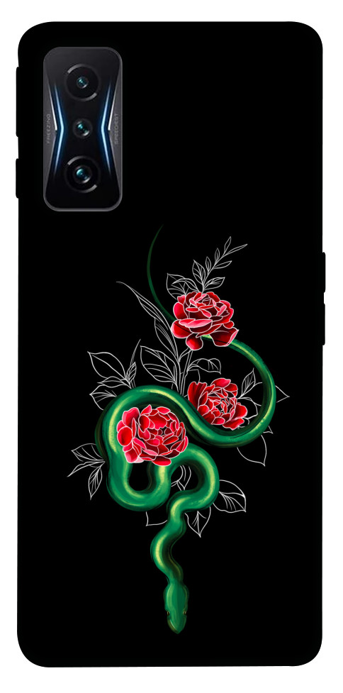 

Чехол Snake in flowers для Xiaomi Poco F4 GT 1538124