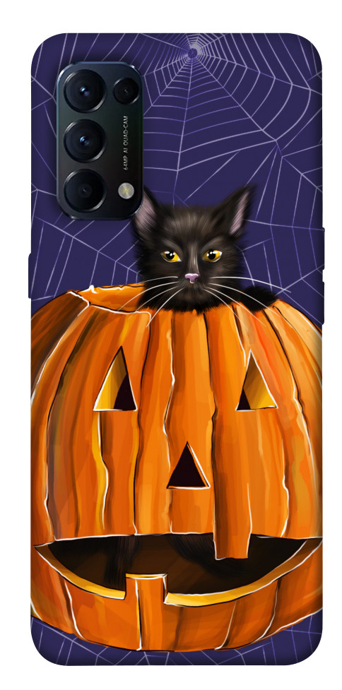 

Чохол Cat and pumpkin для Oppo Reno 5 4G 1538126