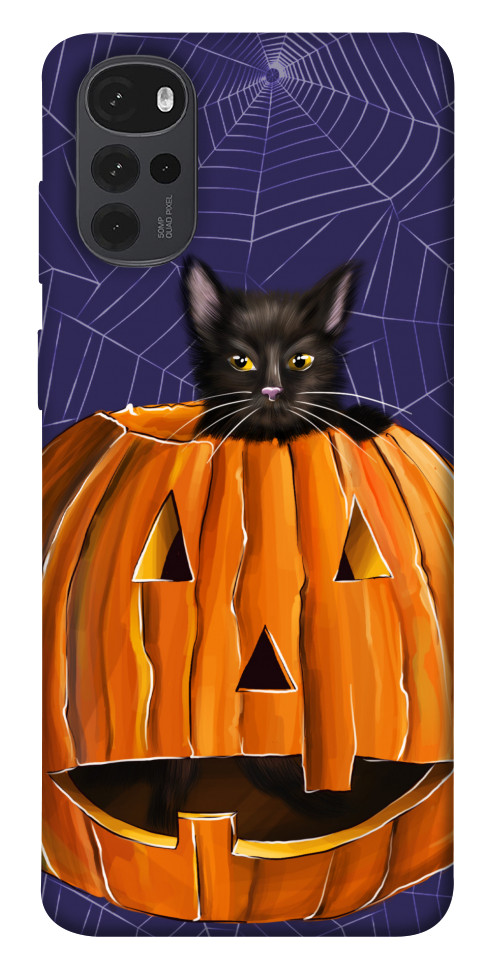 

Чохол Cat and pumpkin для Motorola Moto G22 1538131