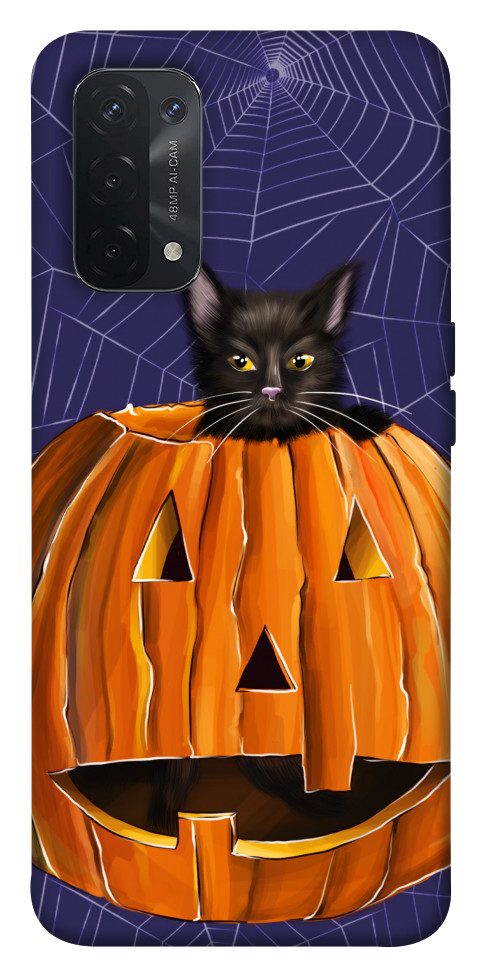 

Чехол Cat and pumpkin для Oppo A54 5G 1538136