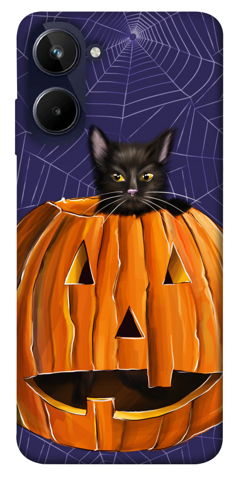 

Чохол Cat and pumpkin для Realme 10 4G 1538137