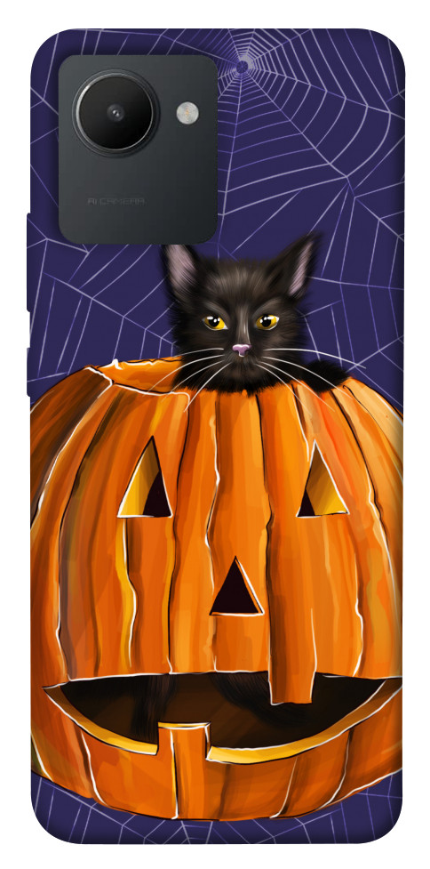 

Чохол Cat and pumpkin для Realme C30 1538142