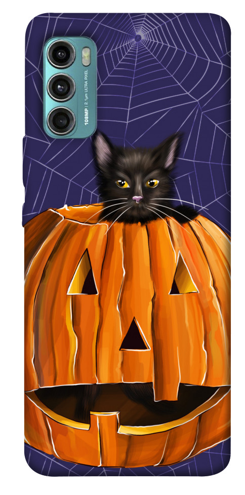 

Чехол Cat and pumpkin для Motorola Moto G60 1538147