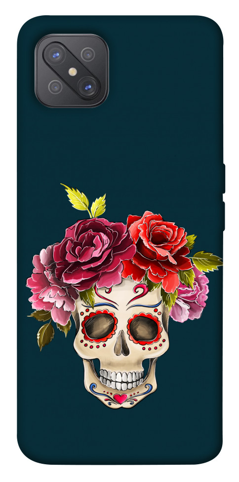

Чехол Flower skull для Oppo A92s 1538170