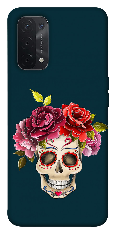 

Чохол Flower skull для Oppo A74 5G 1538177