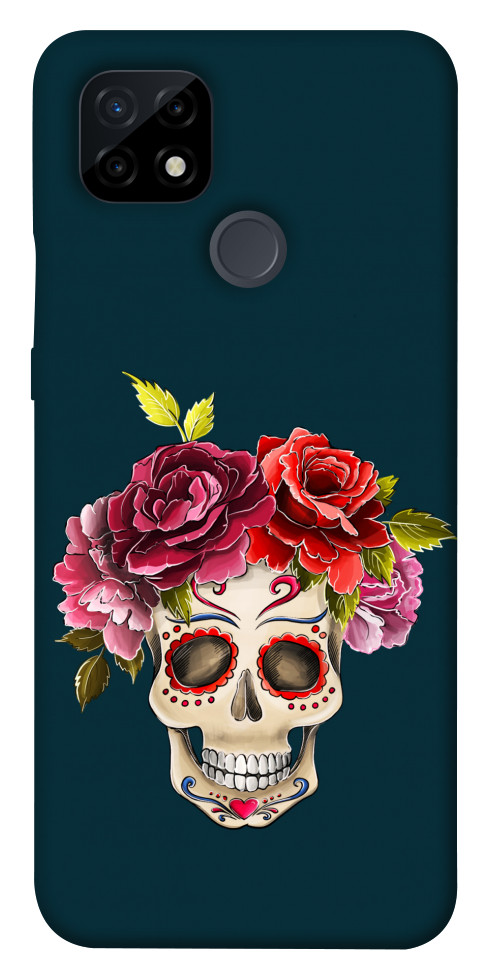 

Чехол Flower skull для Realme C21 1538182