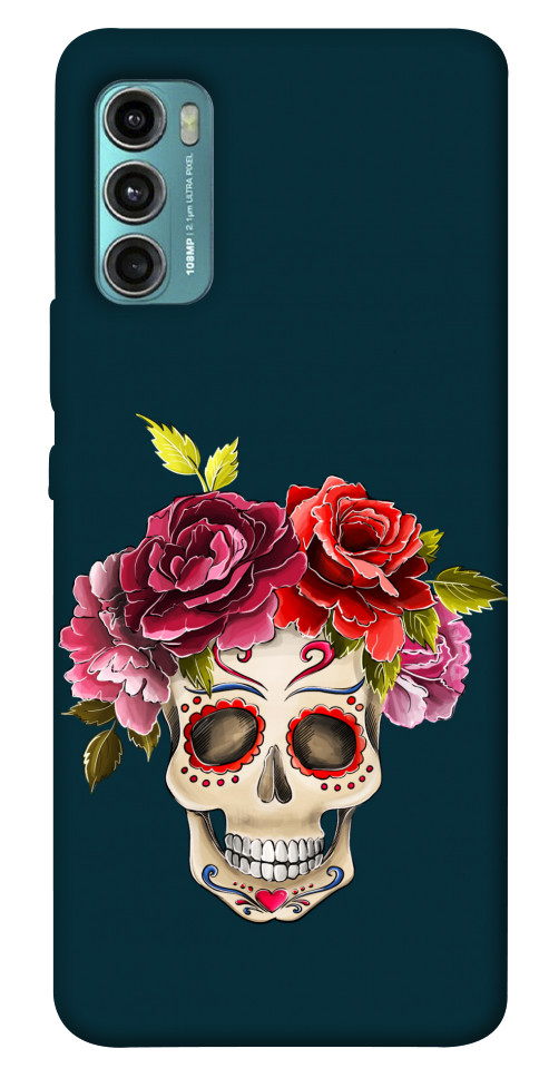 

Чохол Flower skull для Motorola Moto G60 1538188