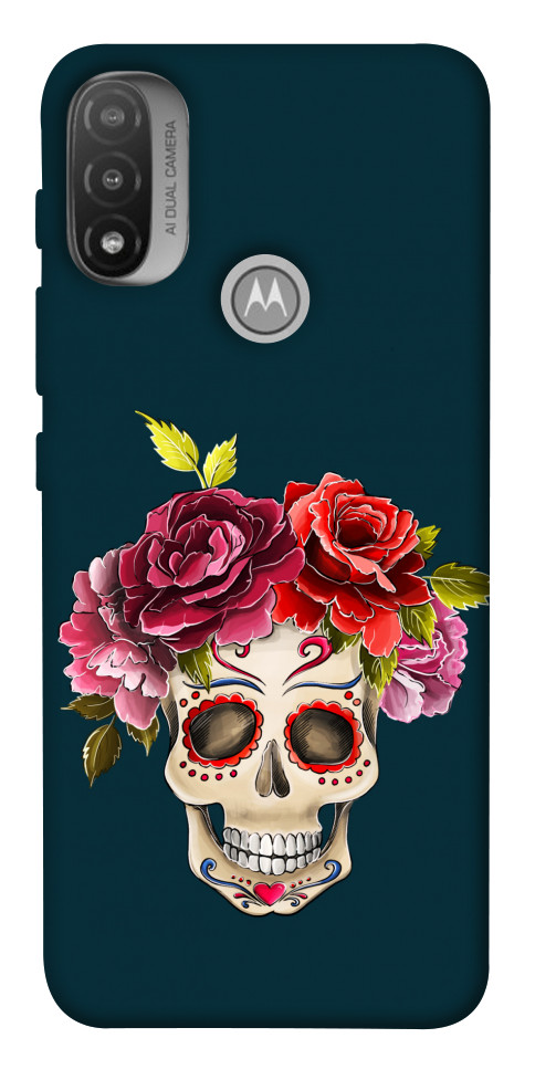 

Чехол Flower skull для Мotorola Moto E20 1538196