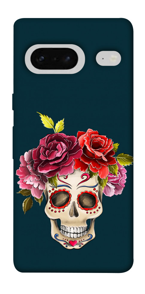 

Чехол Flower skull для Google Pixel 7 1538201