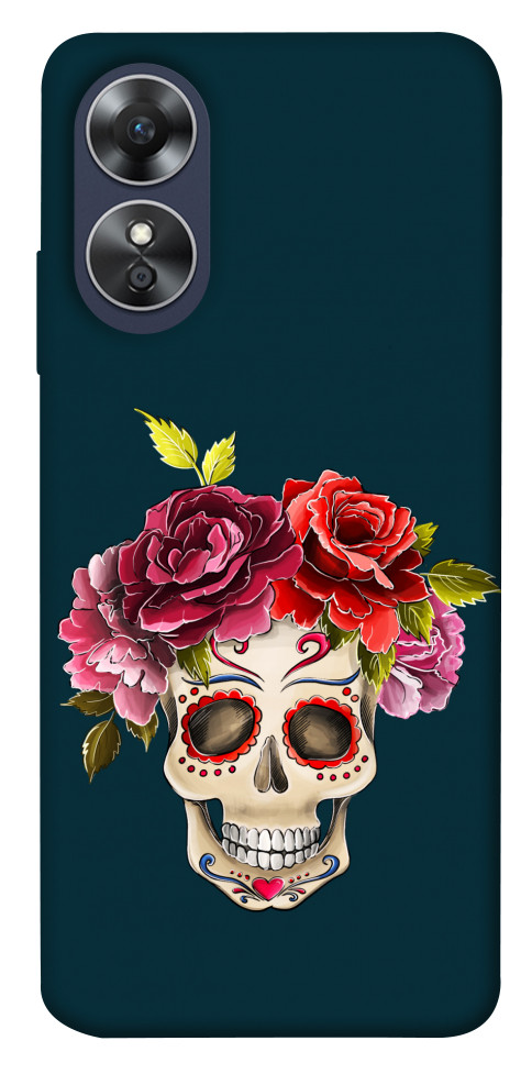 

Чехол Flower skull для Oppo A17 1538203