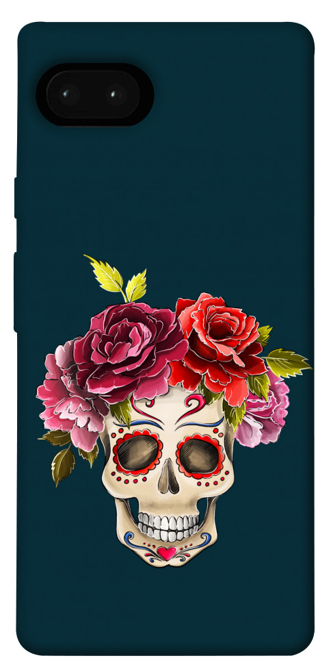 

Чехол Flower skull для Google Pixel 7A 1538204