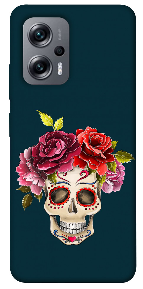 

Чехол Flower skull для Xiaomi Poco X4 GT 1538205