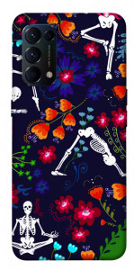 Чохол Yoga skeletons для Oppo Reno 5 4G