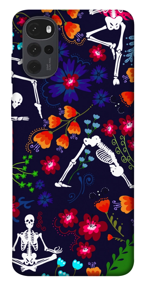 Чохол Yoga skeletons для Motorola Moto G22