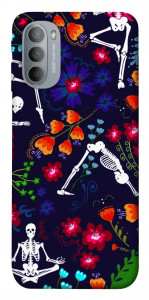 Чохол Yoga skeletons для Motorola Moto G31