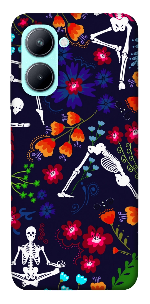 Чехол Yoga skeletons для Realme C33