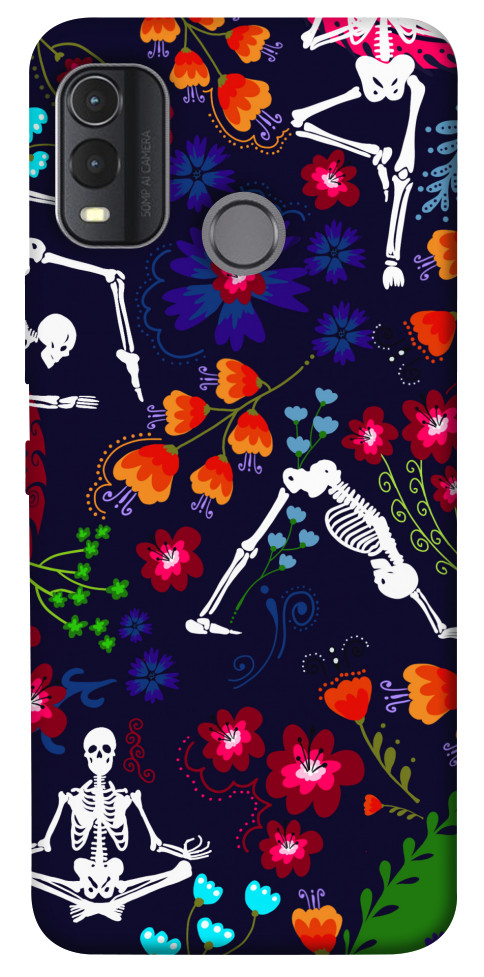 Чохол Yoga skeletons для Nokia G11 Plus