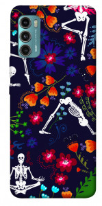 Чехол Yoga skeletons для Motorola Moto G60