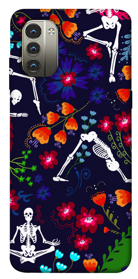 Чехол Yoga skeletons для Nokia G11