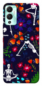 Чохол Yoga skeletons для Infinix Hot 12 Play