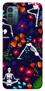 Чехол Yoga skeletons для Nokia G21