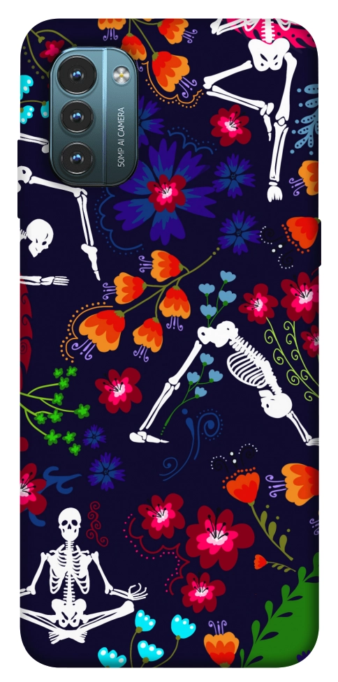 Чохол Yoga skeletons для Nokia G21