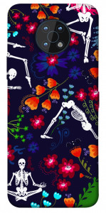 Чехол Yoga skeletons для Nokia G50