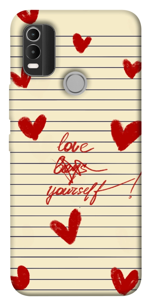 Чехол Love yourself для Nokia C21 Plus