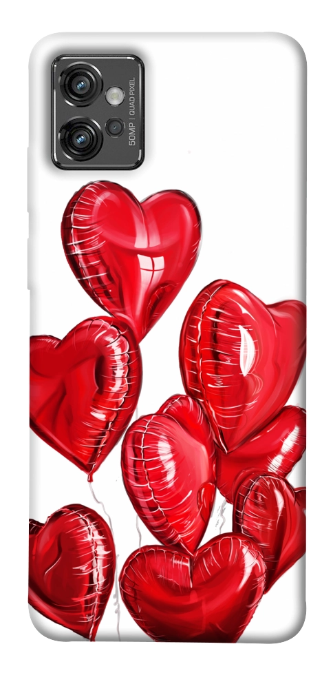 Чохол Heart balloons для Motorola Moto G32