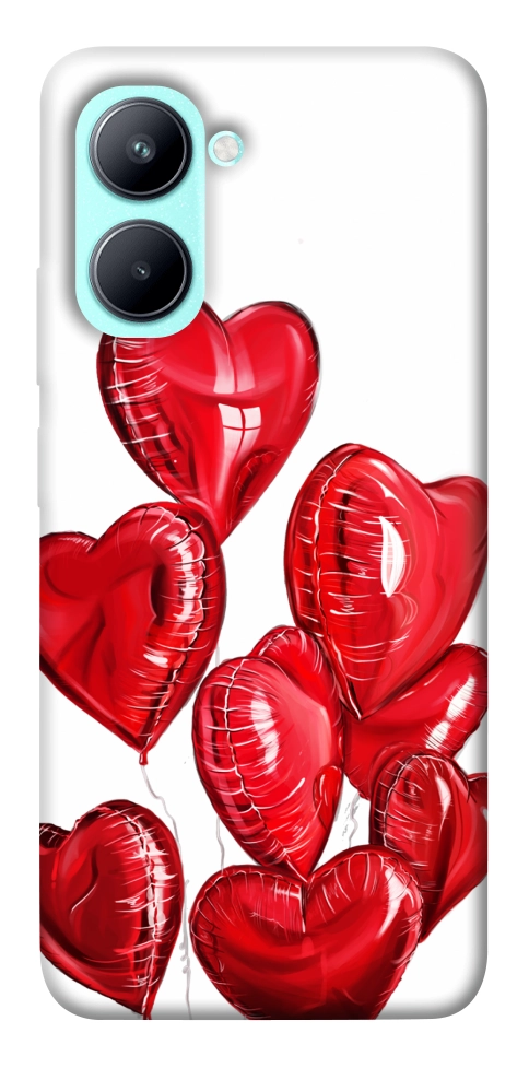 Чохол Heart balloons для Realme C33