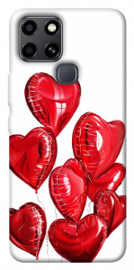 Чохол Heart balloons для Infinix Smart 6