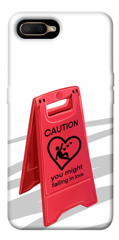 

Чехол Caution falling in love для Oppo AX5 1538863