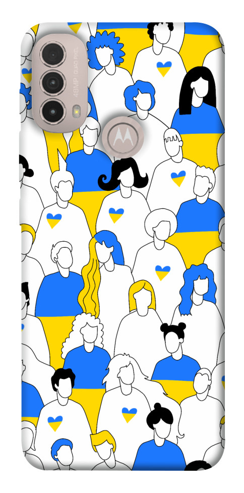 

Чехол Люди для Motorola Moto E40 1539312