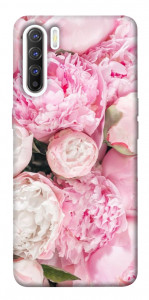 Чехол Pink peonies для Oppo Reno 3