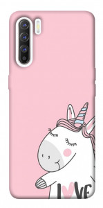 Чехол Unicorn love для Oppo Reno 3