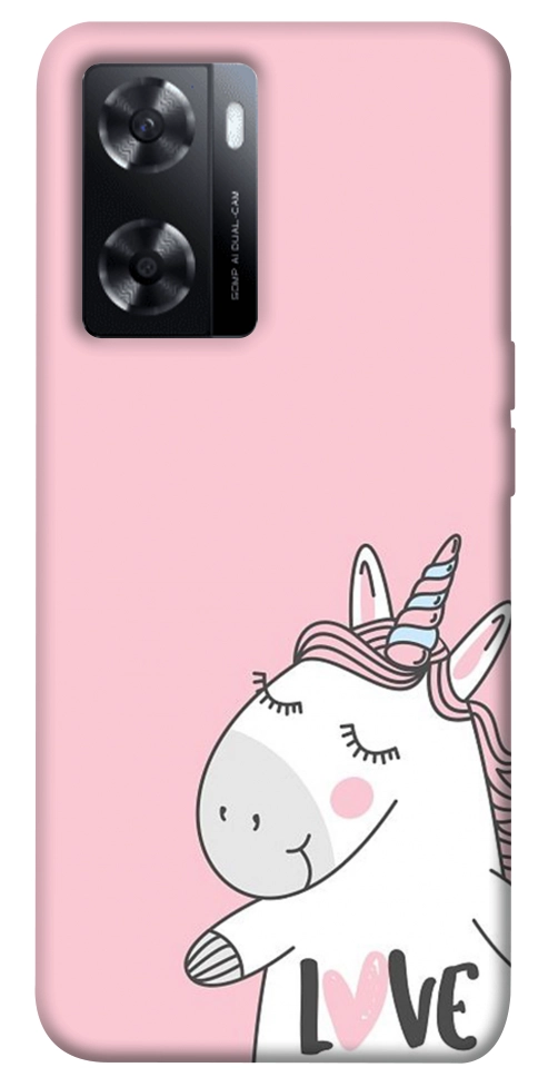 Чехол Unicorn love для Oppo A77s