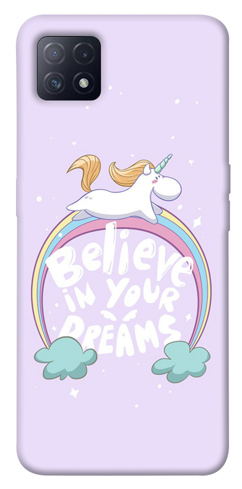 

Чехол Believe in your dreams unicorn для Oppo A72 5G 1539841